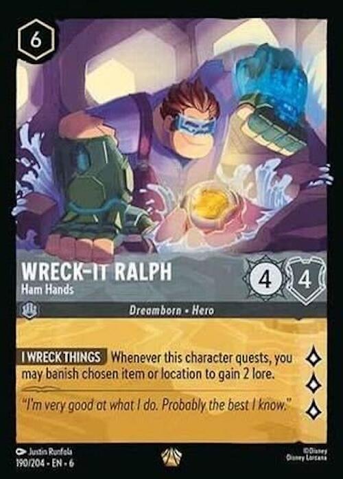 Wreck-It Ralph - Ham Hands (190/204) [Azurite Sea] | Tables and Towers