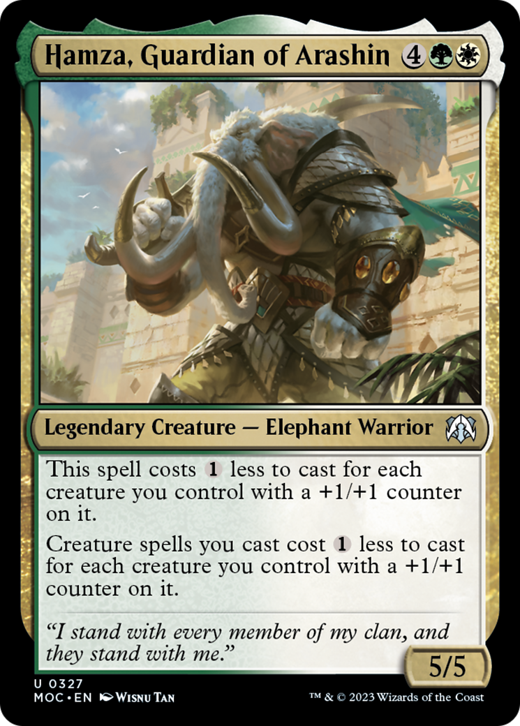 Hamza, Guardian of Arashin [March of the Machine Commander] | Tables and Towers