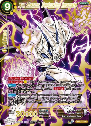 Syn Shenron, Destruction Incarnate (Alternate Art) (BT10-115) [Tournament Promotion Cards] | Tables and Towers