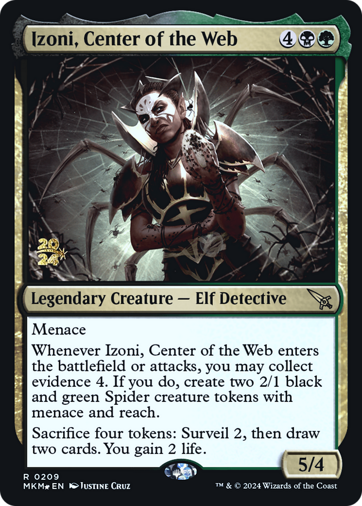 Izoni, Center of the Web [Murders at Karlov Manor Prerelease Promos] | Tables and Towers