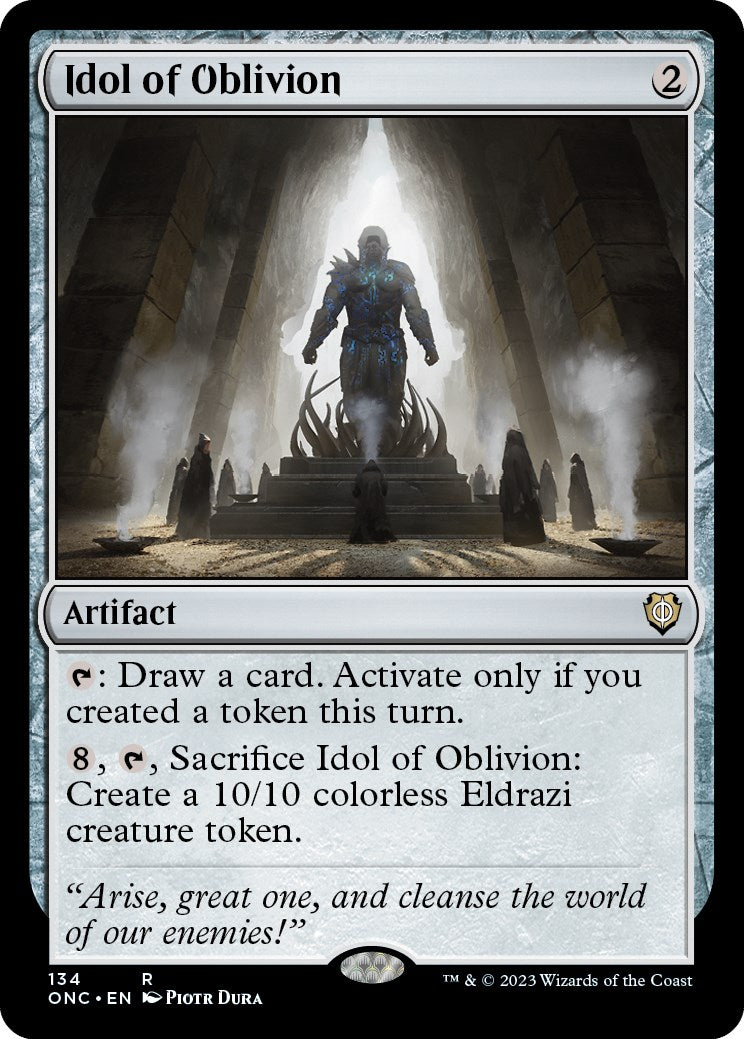 Idol of Oblivion [Phyrexia: All Will Be One Commander] | Tables and Towers