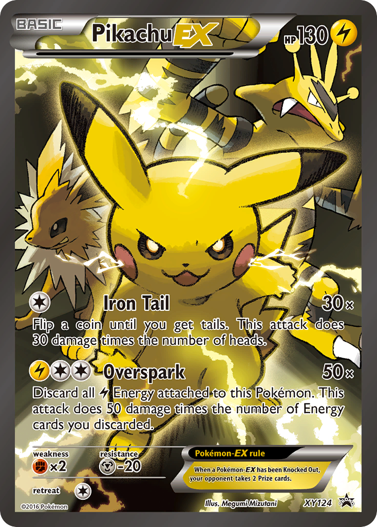 Pikachu EX (XY124) [XY: Black Star Promos] | Tables and Towers