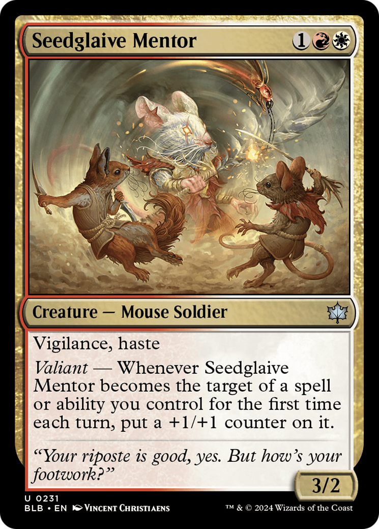 Seedglaive Mentor [Bloomburrow] | Tables and Towers