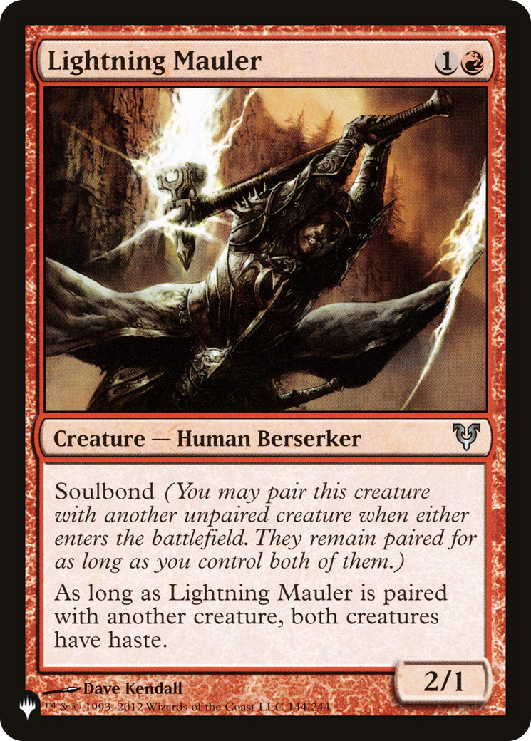 Lightning Mauler [The List Reprints] | Tables and Towers