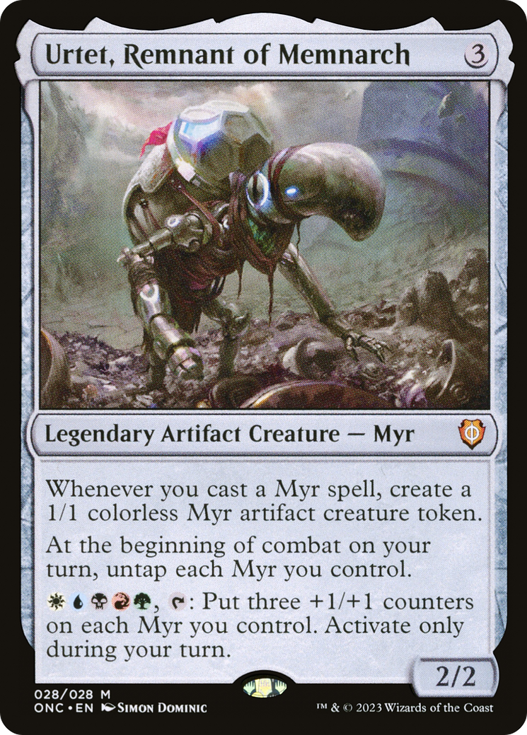 Urtet, Remnant of Memnarch [Phyrexia: All Will Be One Commander] | Tables and Towers