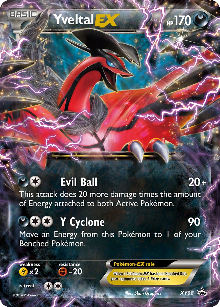 Yveltal EX (XY08) [XY: Black Star Promos] | Tables and Towers