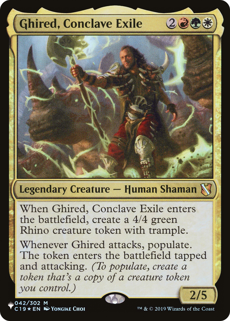 Ghired, Conclave Exile [The List Reprints] | Tables and Towers