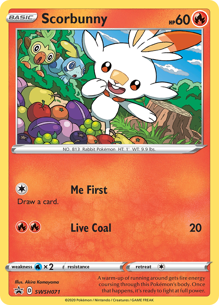 Scorbunny (SWSH071) [Sword & Shield: Black Star Promos] | Tables and Towers