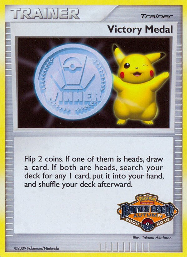 Victory Medal (2009-2010) (Battle Road Autumn) [League & Championship Cards] | Tables and Towers