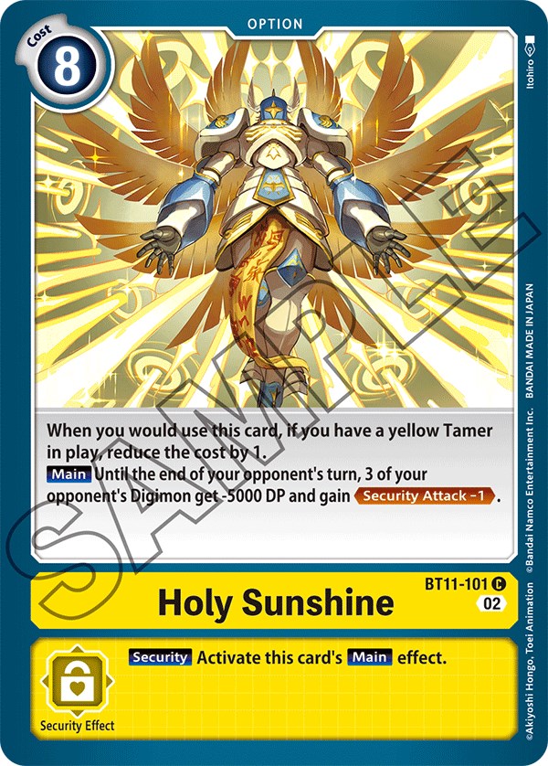 Holy Sunshine [BT11-101] [Dimensional Phase] | Tables and Towers