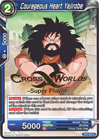 Courageous Heart Yajirobe (Super Player Stamped) (BT2-052) [Tournament Promotion Cards] | Tables and Towers