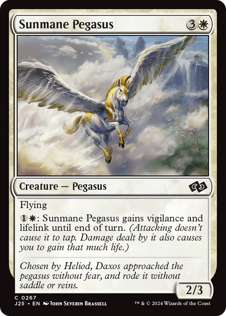 Sunmane Pegasus [Foundations Jumpstart] | Tables and Towers