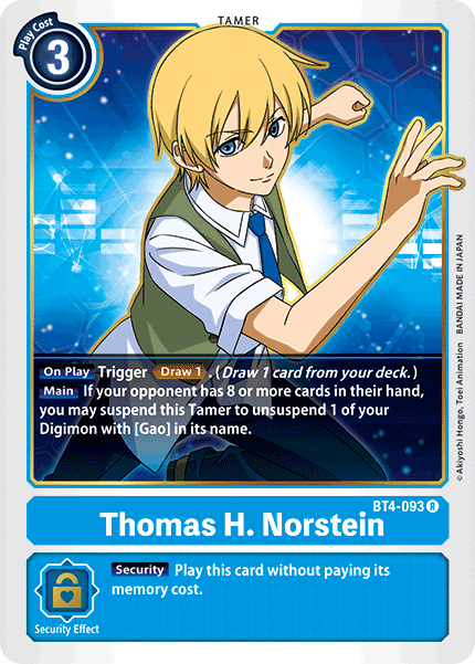 Thomas H. Norstein [BT4-093] [Great Legend] | Tables and Towers