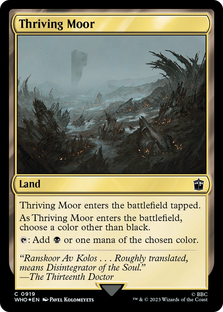 Thriving Moor (Surge Foil) [Doctor Who] | Tables and Towers