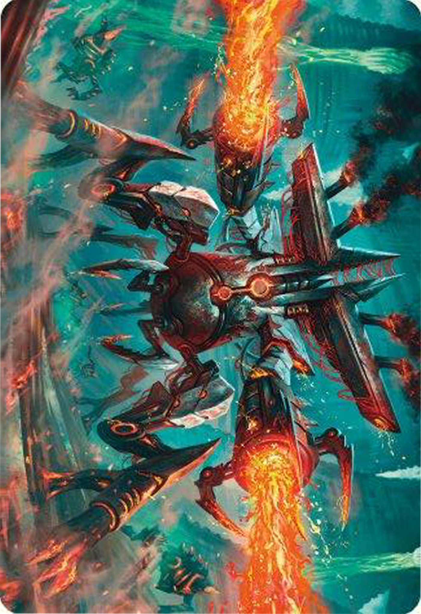 Exterminator Magmarch Art Card [Modern Horizons 3 Art Series] | Tables and Towers