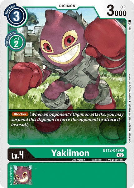 Yakiimon [BT12-049] [Across Time] | Tables and Towers