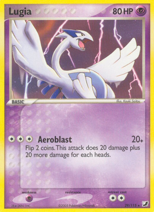 Lugia (29/115) [EX: Unseen Forces] | Tables and Towers