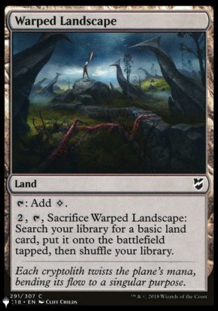 Warped Landscape [The List] | Tables and Towers