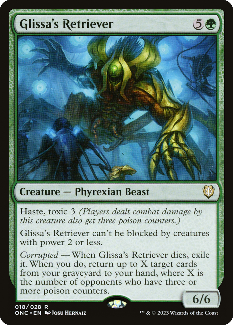 Glissa's Retriever [Phyrexia: All Will Be One Commander] | Tables and Towers