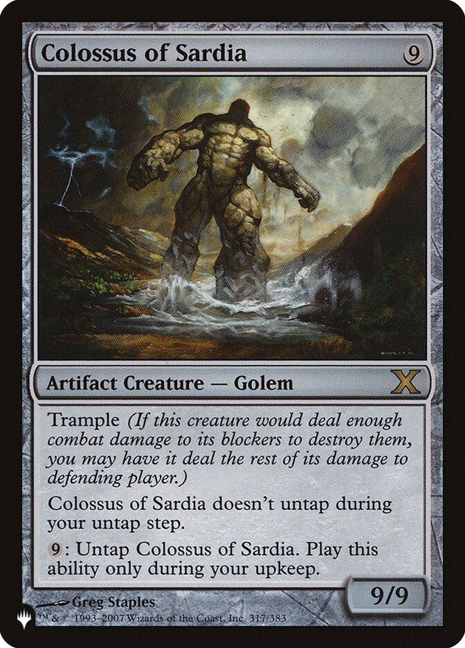 Colossus of Sardia [The List] | Tables and Towers