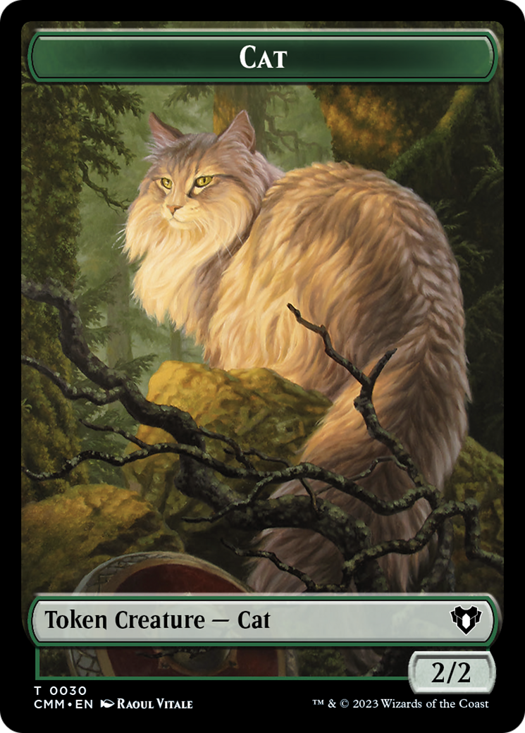 Cat Token (30) [Commander Masters Tokens] | Tables and Towers