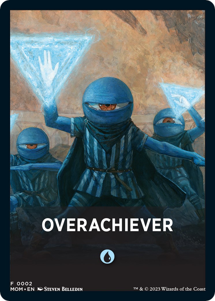 Overachiever Theme Card [March of the Machine Tokens] | Tables and Towers