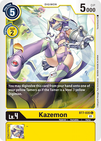 Kazemon [BT7-035] [Next Adventure] | Tables and Towers