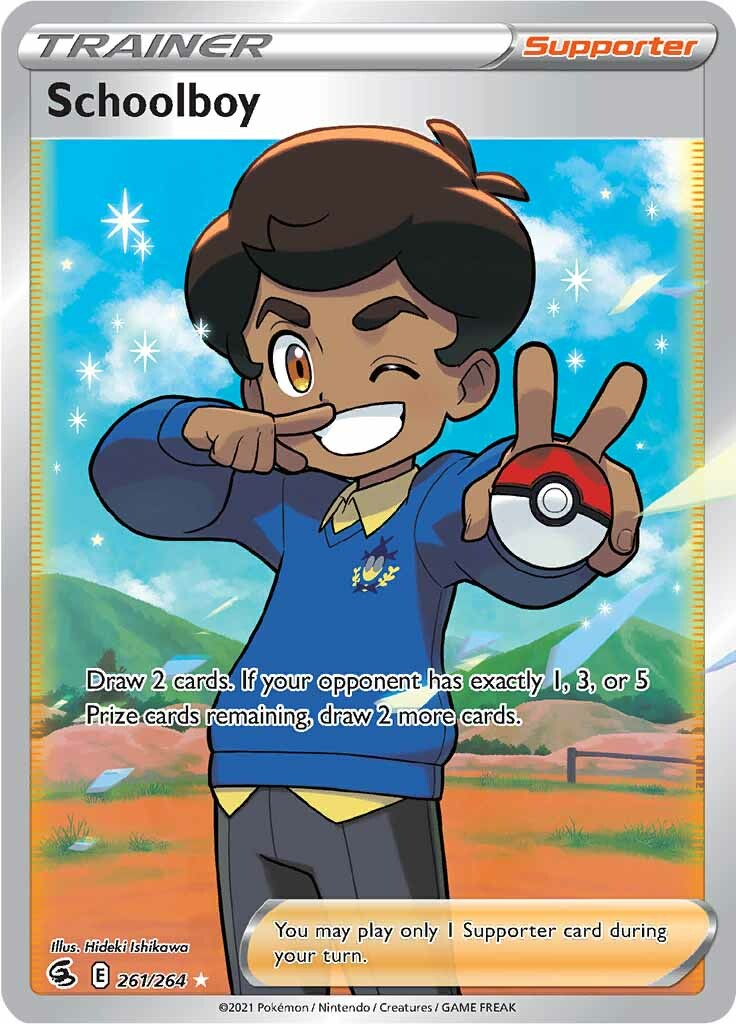 Schoolboy (261/264) [Sword & Shield: Fusion Strike] | Tables and Towers