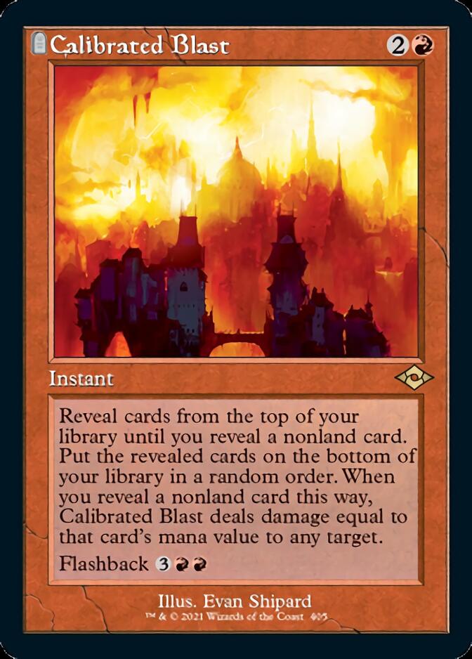 Calibrated Blast (Retro) [Modern Horizons 2] | Tables and Towers