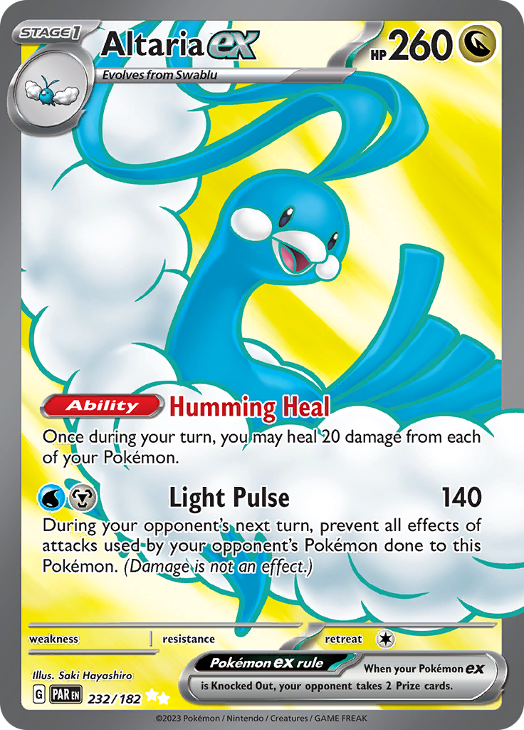 Altaria ex (232/182) [Scarlet & Violet: Paradox Rift] | Tables and Towers