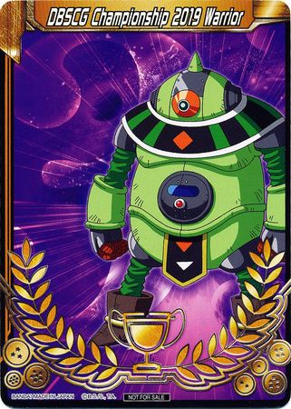 DBSCG Championship 2019 Warrior (Merit Card) - Universe 3 "Mosco" (3) [Tournament Promotion Cards] | Tables and Towers