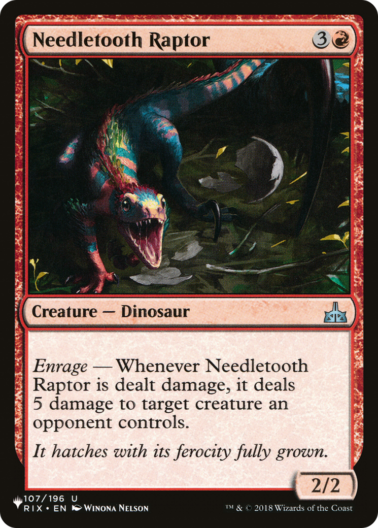 Needletooth Raptor [The List Reprints] | Tables and Towers
