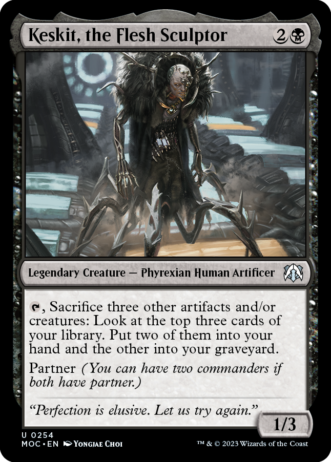 Keskit, the Flesh Sculptor [March of the Machine Commander] | Tables and Towers