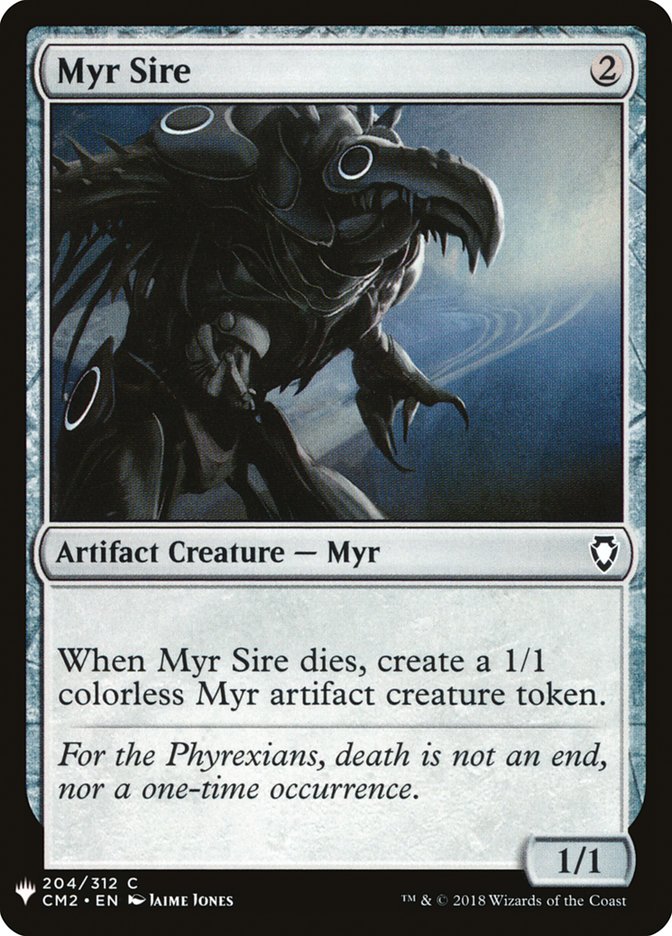 Myr Sire [Mystery Booster] | Tables and Towers