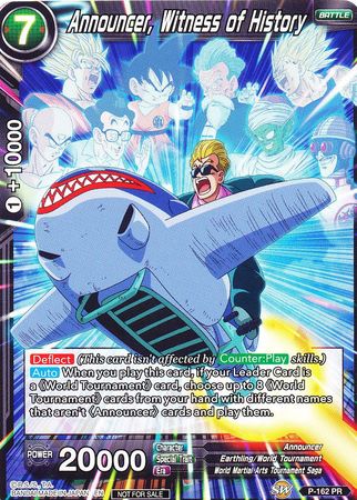 Announcer, Witness of History (Power Booster) (P-162) [Promotion Cards] | Tables and Towers