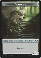 City's Blessing // Construct (0075) Double-Sided Token [Commander Masters Tokens] | Tables and Towers