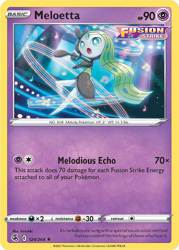 Meloetta (124/264) [Sword & Shield: Fusion Strike] | Tables and Towers