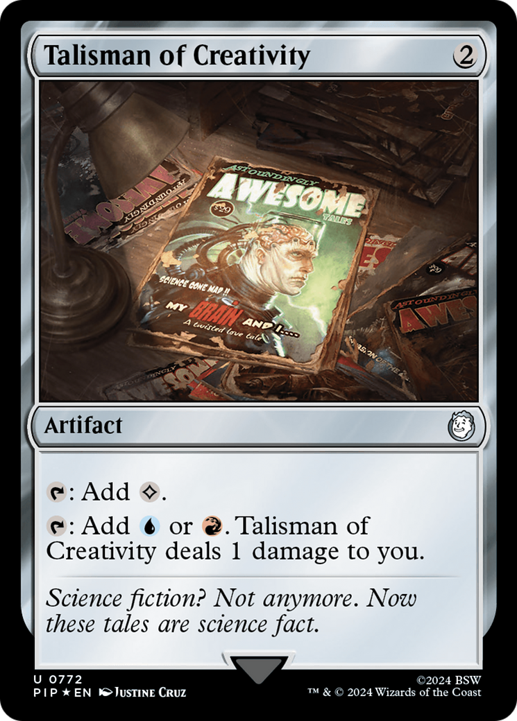 Talisman of Creativity (Surge Foil) [Fallout] | Tables and Towers