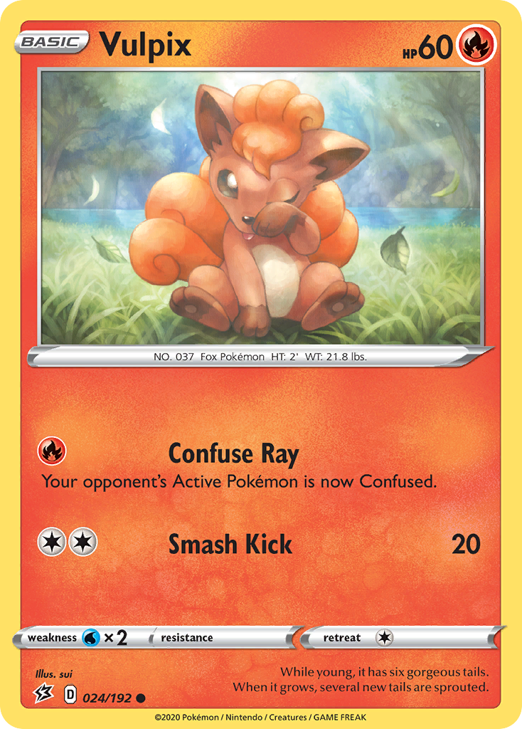 Vulpix (024/192) [Sword & Shield: Rebel Clash] | Tables and Towers