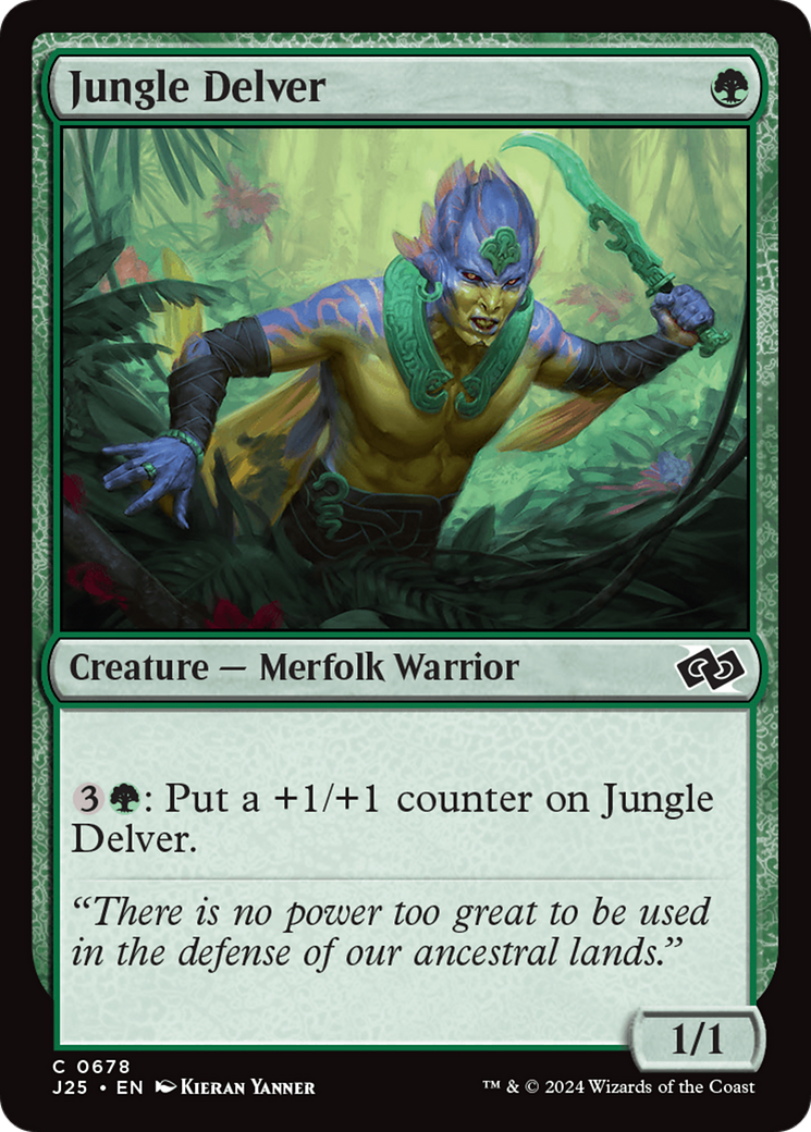 Jungle Delver [Foundations Jumpstart] | Tables and Towers