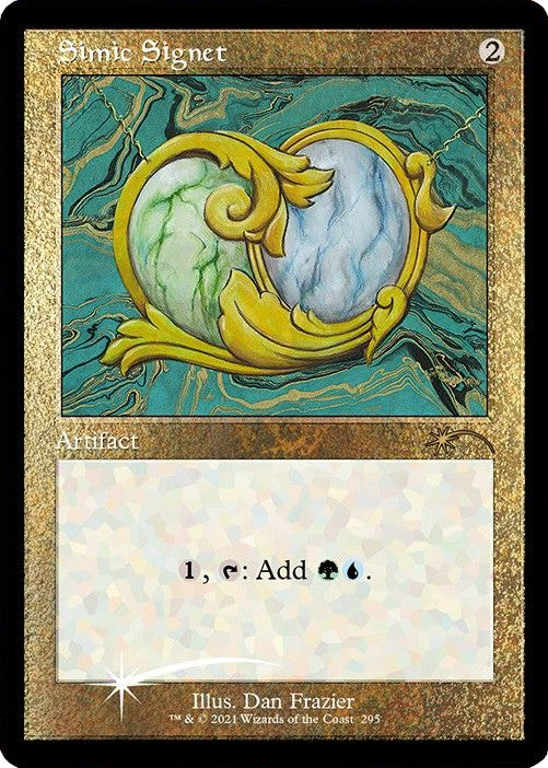 Simic Signet (Retro) (Foil Etched) [Secret Lair Drop Series] | Tables and Towers