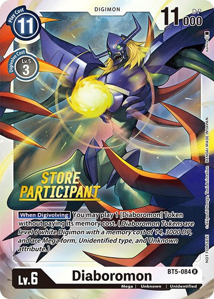 Diaboromon [BT5-084] (Store Participant) [Battle of Omni Promos] | Tables and Towers