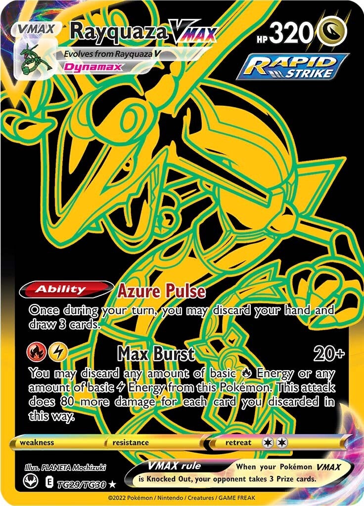 Rayquaza VMAX (TG29/TG30) [Sword & Shield: Silver Tempest] | Tables and Towers