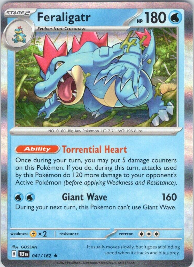 Feraligatr (041/162) [Scarlet & Violet: Temporal Forces] | Tables and Towers