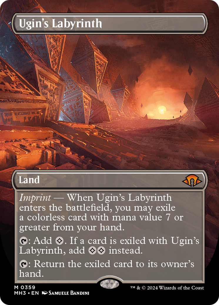 Ugin's Labyrinth (Borderless) [Modern Horizons 3] | Tables and Towers