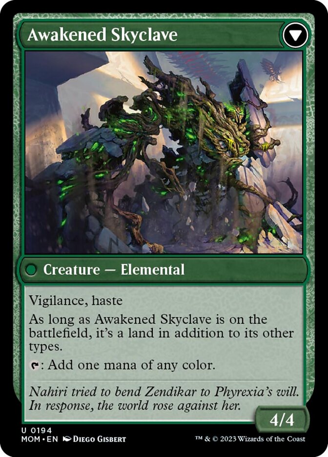 Invasion of Zendikar // Awakened Skyclave [March of the Machine] | Tables and Towers