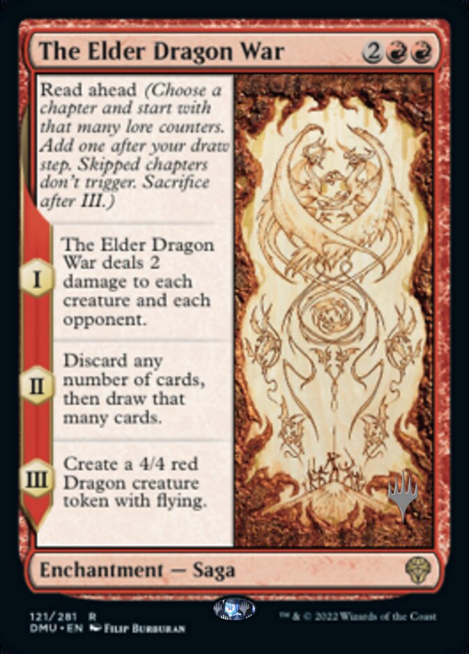 The Elder Dragon War (Promo Pack) [Dominaria United Promos] | Tables and Towers