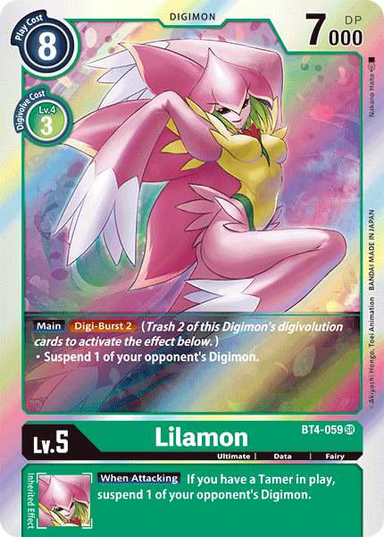 Lilamon [BT4-059] [Great Legend] | Tables and Towers