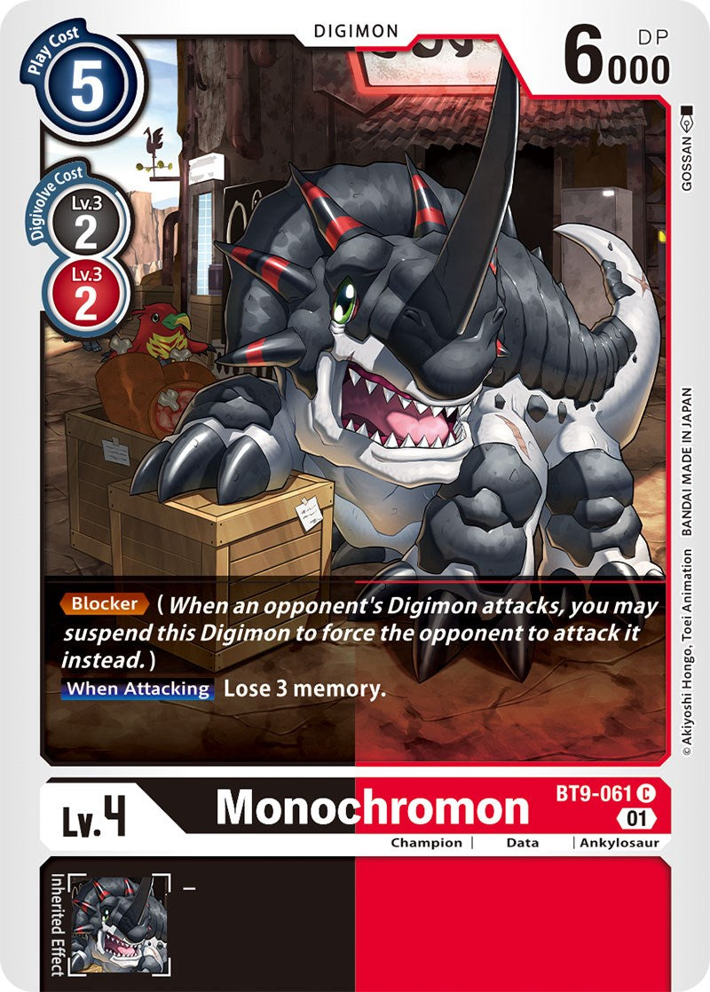 Monochromon [BT9-061] [X Record] | Tables and Towers