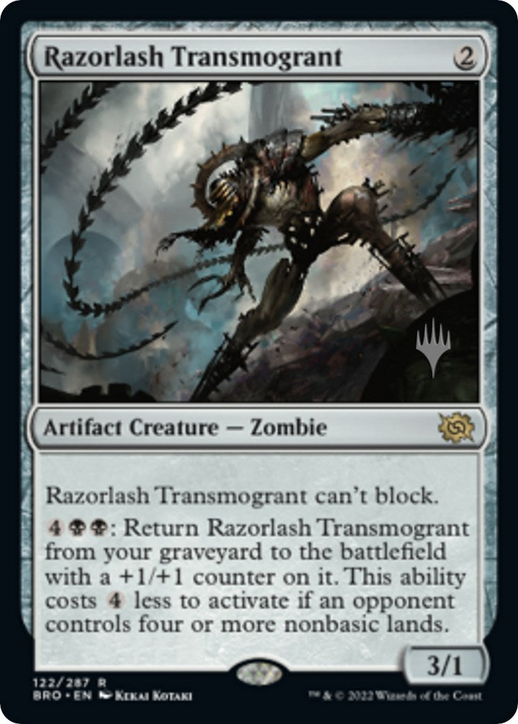 Razorlash Transmogrant (Promo Pack) [The Brothers' War Promos] | Tables and Towers